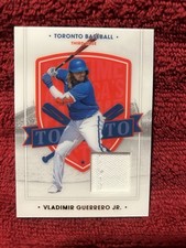 Panini 2021 Chronicles America's Pastime Swatches Vladimir Guerrero Jr. Mem #86