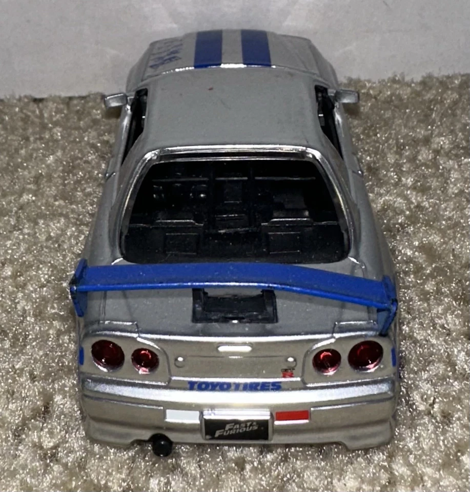 Fast & Furious 2002 escala 1/32 Jada Toys Brian's Nissan Skyline GT-R TC-171 Foto 3 de 4
