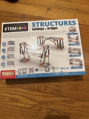 Engino STEM Structures Buildings & Bridges 153pc Set ENG-STEM06