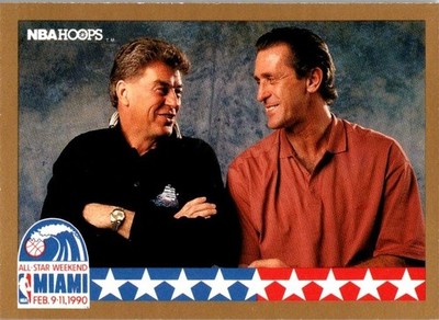 1989-90 NBA Hoops - All Star Checklist - Pat Riley 