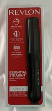 Revlon Essential Straight Flat Iron Hair Straightener 1 Ceramic Plates Black