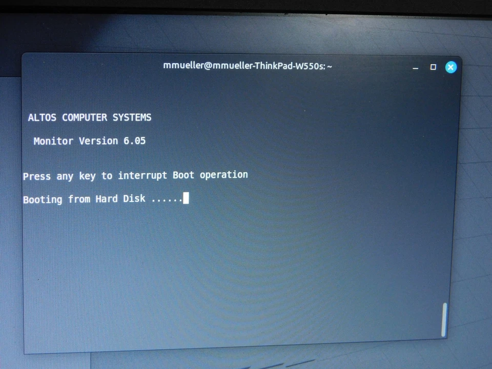 Computadora vintage Altos Computer Systems ACS8000-15A (se ve bien, arranca) Foto 2 de 4