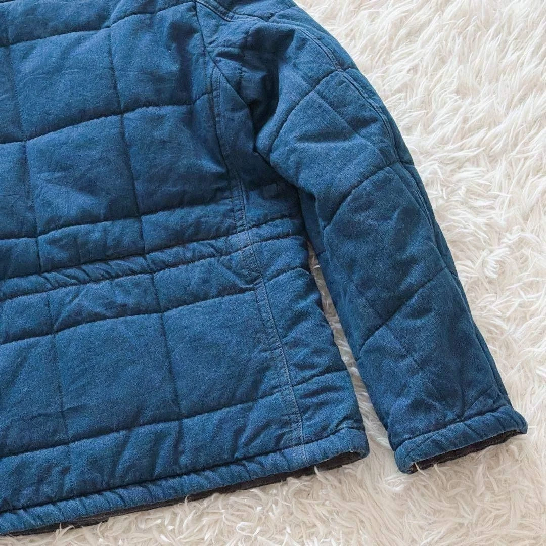45R Indigo Cotton Quilted 908 Liner Blouson Jacket Excellent - product detail image 11