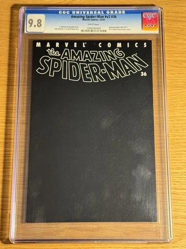 Amazing Spider-Man 36 v2 CGC 9.8 Marvel 2001 Amazing Spider-Man 477 9/11 WM