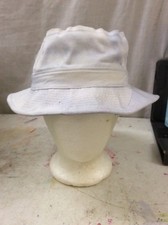 Vintage bucket hat Plain Light Blue Grunge