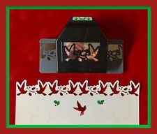 EK Success BIRDS and HOLLY Large Edger Punch.   MANY ways to use - SEE PHOTOS