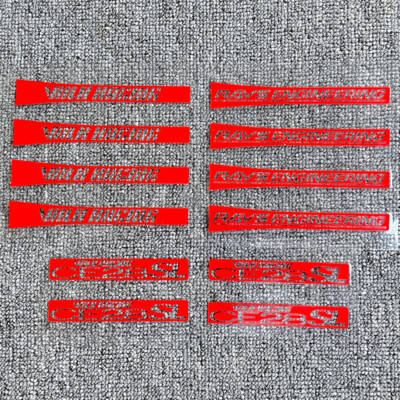 12X JAPAN RED RAYS VOLK RACING CE28SL HIGH QUALITY REPLACEMENT DECAL JDM STICKER