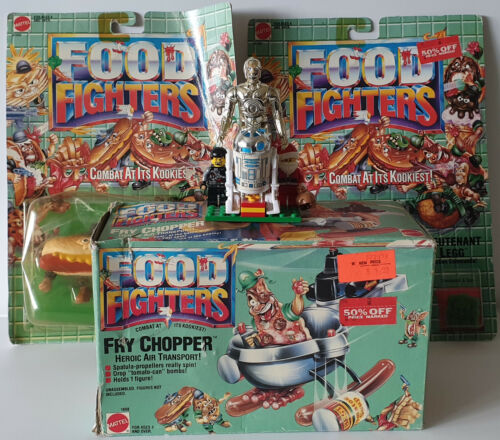 FOOD FIGHTERS : FRY CHOPPER, LIEUTENANT LEGG, MEAN WEENER TOYS (MLFP) - Picture 2 of 12