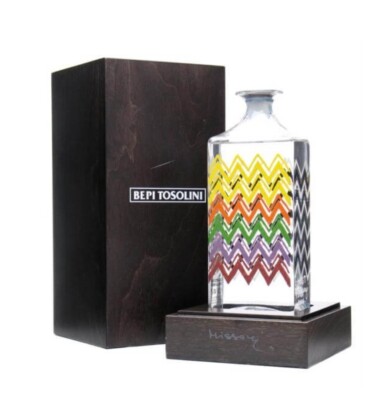 Grappa ''Most Missoni 2005'' Murano Flasche 0,7 Ltr  Bepi Tosolini