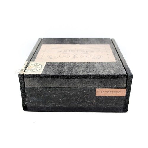 Kristoff Original Criollo Torpedo leere Holz Zigarrenkiste 8" x 7,25" x 3" - Bild 5 von 12