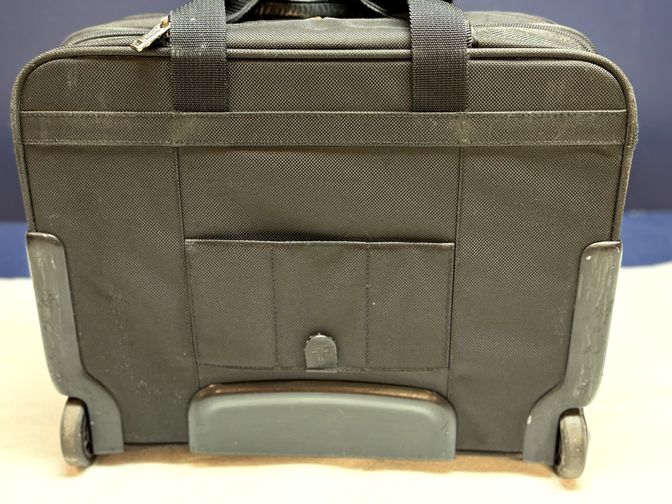 Tumi 26103D4 Alpha Rolling Briefcase Laptop Bag CarryOn Black