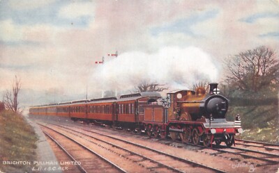TUCK STEAM TRAIN BRIGHTON PULLMAN LIMITIERT SEHR GUT