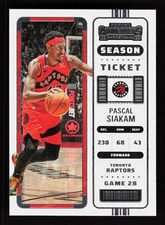 Pascal Siakam Toronto Raptors 2022-23 Panini Contenders Game Ticket No.22