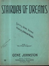 1928 Stairway of Dreams by Gene Stone and Adrian Mack