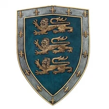 Three Lions Shield Medieval Wall Decoration
