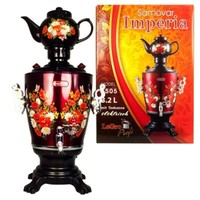 Samowar Imperia Mit Teekanne 3,2 L Elektrisch Самовар Samovar Tee Chai Edelstahl