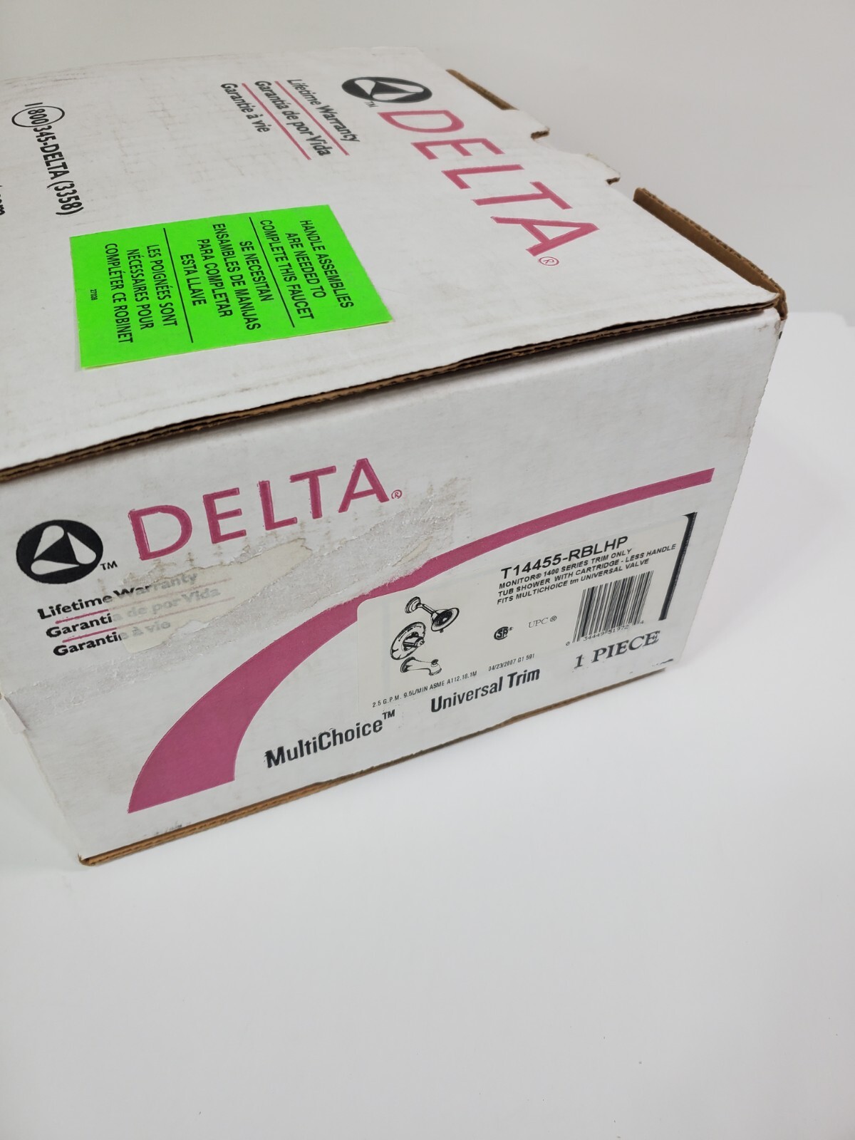 Delta Shower Trim Kit Monitor 1400 14 Series Universal Rubbed Bronze Shower Head