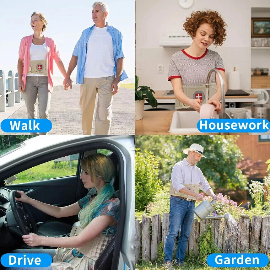 ⭐ Декомпрессионный поясничный ремень для снятия боли в пояснице новый - Изображение 4 из 4