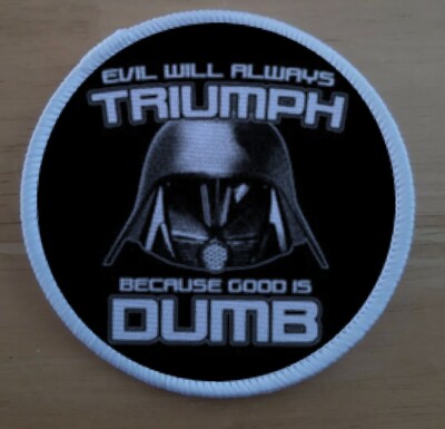 Good Is Dumb Space Balls Ballz Filmklassiker Bügelbild Aufnäher Patch Abzeichen