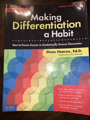 Making Differentiation a Habit Integrate DI & RTI TEACHERS + CD Heacox