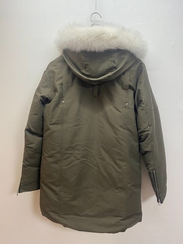 Authentic Mens Moose Knuckles Stirling Hooded Parka Coat Jacket size M Olive - Picture 10 of 19
