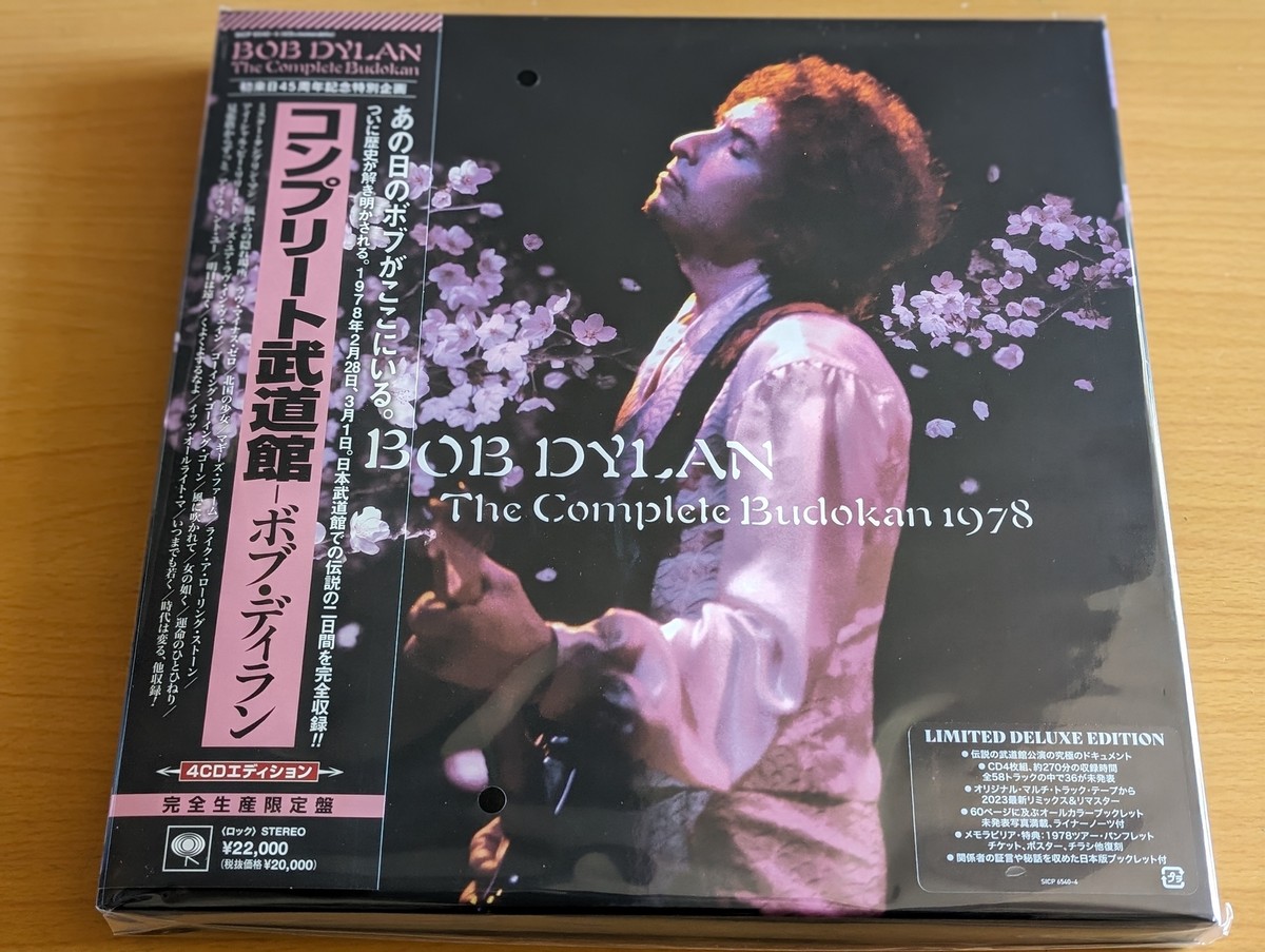 BOB DYLAN TheCompleteBudokan 1978新品未使用 The Complete Budokan 1978 4CD - Bob Dylan Official Store