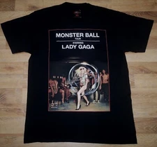 Lady Gaga 2010 The Monster Ball Tour Concert T-Shirt Unisex S To 4XL M140