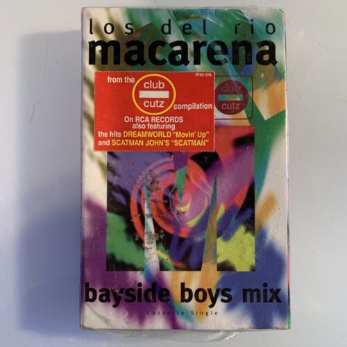 Los Del Rio Macarena Bayside Boys Mix (Cassette) New sealed - Foto 1 di 2