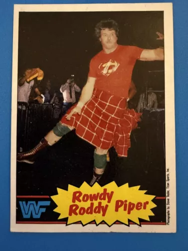 1985 Topps WWF - Roddy Piper #7 (RC)