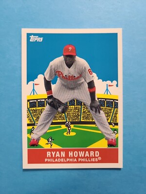 RYAN HOWARD 2007 TOPPS FLASHBACK FRIDAYS BASEBALL CARD # FF1 G9096