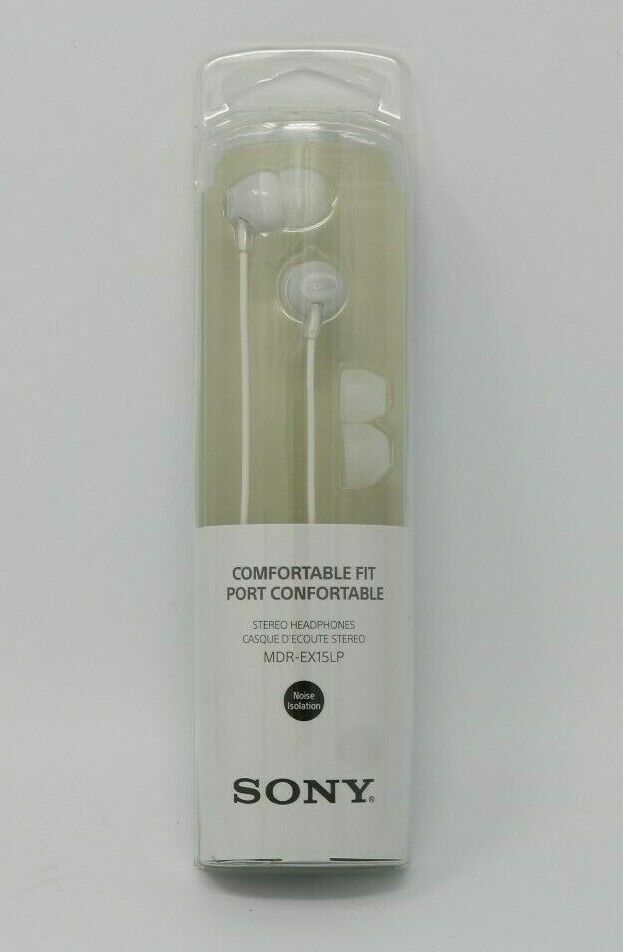 SONY Stereo Headphones MDREX15LP White, New, unopened eBay