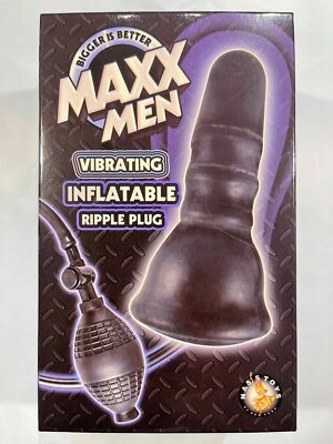 MAXX MEN INFLATABLE VIBRATING DREAM BUTT PLUG BLACK, WATERPROOF, RIPPLE | eBay MAXX MEN INFLATABLE VIBRATING DREAM BUTT PLUG BLACK, WATERPROOF, RIPPLE | eBay