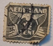 Nederland Postage ~ Daily 1½¢ Gray Stamp ~ Posted/Used ~ c.1925 ~ E07