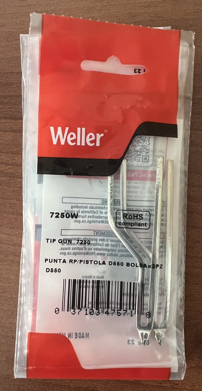 WELLER 7250W SOLDERING GUN TIPS NEW eBay