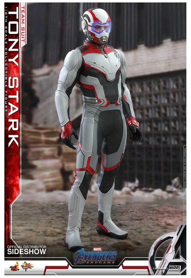 MARVEL Avengers Endgame Tony Stark Team Suit 1/6 Action Figure MMS537 Hot Toys - Photo 4/4