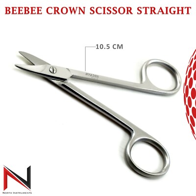 Curved & Straight Crown Beebee Scissors Kit Wire Cutting Tissue