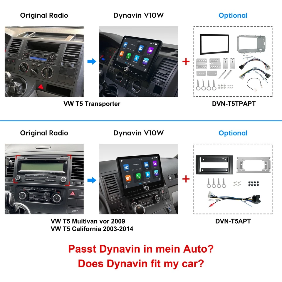 10,1" Autoradio Navi für VW Passat Golf Tiguan Skoda mit Carplay Android Auto - Bild 2 von 4