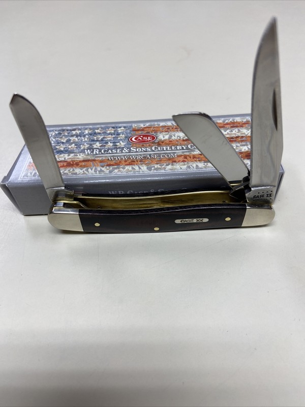 CASE XX BLACK RED MICARTA SMOOTH MEDIUM STOCKMAN SS