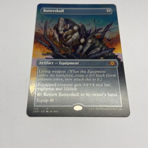 MTG Batterskull - Double Masters - Borderless - Mythic Rare Artifact Card - Picture 1 of 2