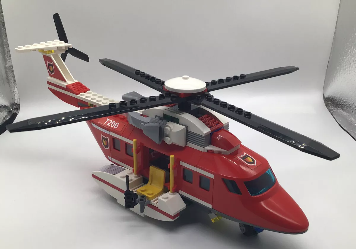 Lego City Fire Helicopter Set 7206 From 2010