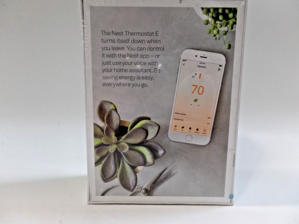 SEALED Google Nest 3rd Generation Learning Thermostat T3007ES Stainless Steel - Image 2 of 3