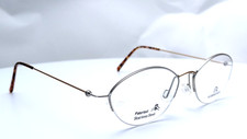 RODENSTOCK R4343 F Silver Gold Tortoise Oval Half Rim Unisex Eyeglasses 49mm