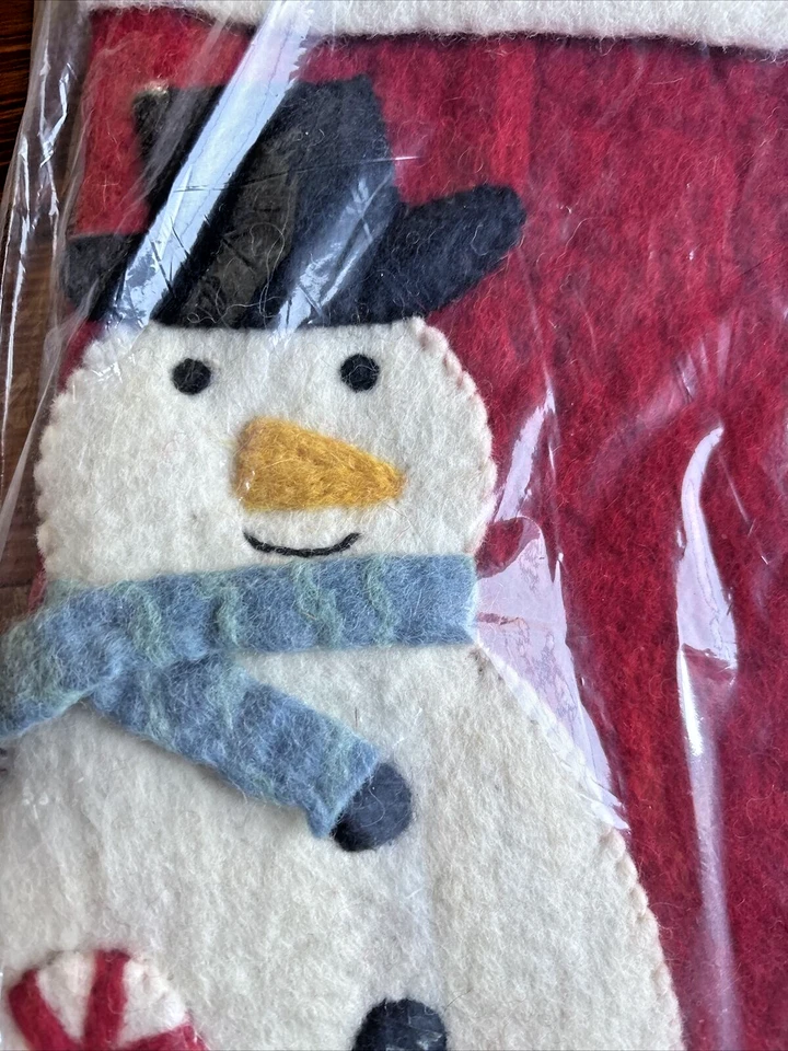 Granero de cerámica vacaciones Navidad medias muñeco de nieve escarchado Disney regalo fiesta h Foto 3 de 4