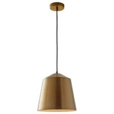 Home Decorators 12.5 in. 1-Light Industrial Farmhouse Oversized Pendant Light