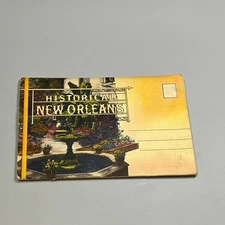 Vtg New Orleans LA Postcard Book Set Intact Souvenir Folder Early 1900s Print