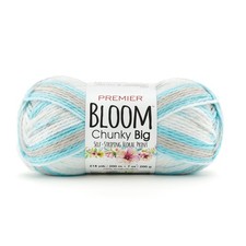 Bloom Chunky Big Yarn Bluebell 7oz 218yds 5 Bulky Weight Acrylic