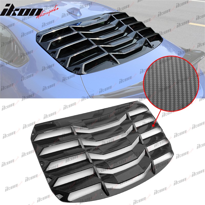 Fits 22-26 Toyota GR86/Subaru BRZ 2PCS Rear Window Louver ABS