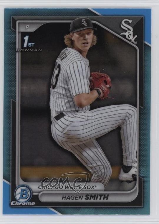 2024 Bowman Draft Chrome Sky Blue Refractor Hagen Smith #BDC-2 00li