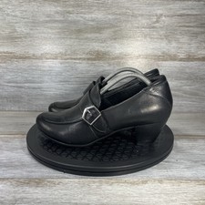 Taos Footwear Women s Troubador Black Leather Pump Loafers Size 8.5