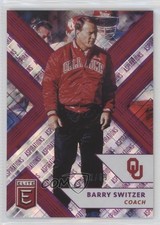 2018 Panini Elite Draft Picks Aspirations Purple 2/99 Barry Switzer #9 3hd